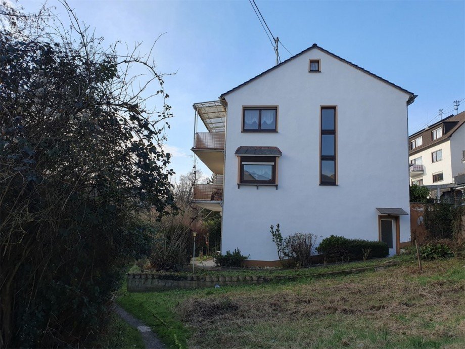 Ansicht Seite Einfamilienhaus Rhens