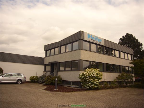 090 Vorderansicht Koblenz - Industriegebiet Produktion Moderne B�ror�ume mit Lagerhalle in Koblenz-Wallersheim